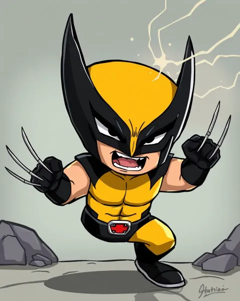 Wolverine Pictures in Cartoon Form Released