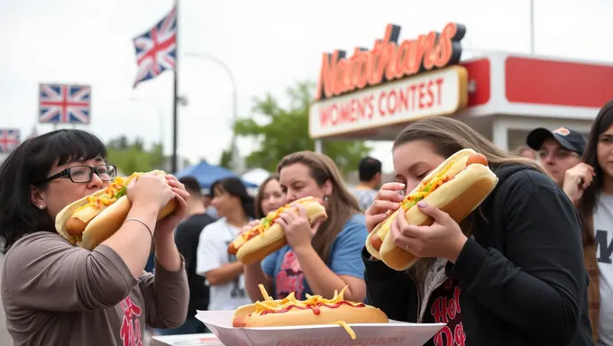 Women's Contest at 2025 Nathan's Hot Dog Eating