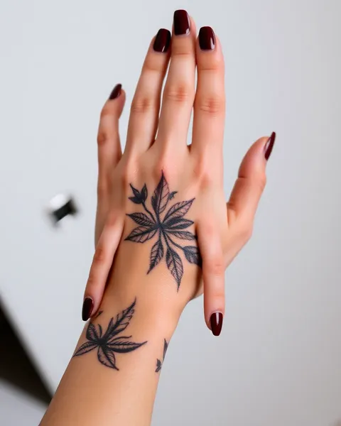 Women's Hand Tattoos with Feminine Style