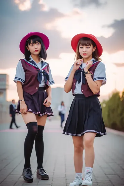 Women's School Girl Outfits Popular