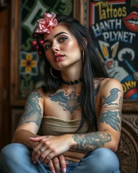 Women with Tattoos: Naked and Uninhibited