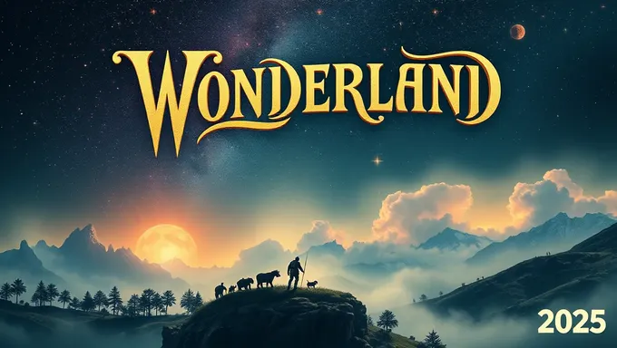 Wonderland 2025 Poster: A Celebration of Imagination and Wonder