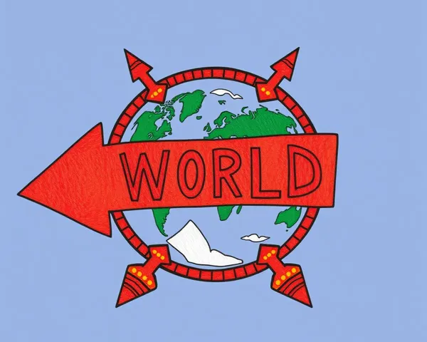 World Circle Arrow PNG Image Icon Description