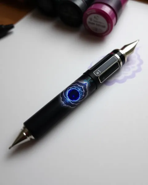 Wormhole Design on Pen for Tattoo Artists