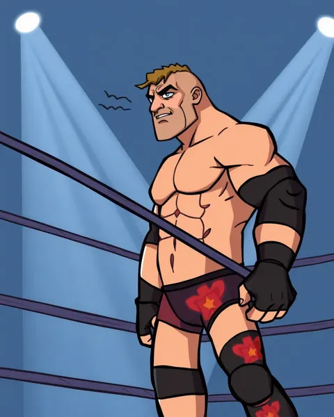 Wrestler Cartoon Images: Cartoonized Champions of the Ring