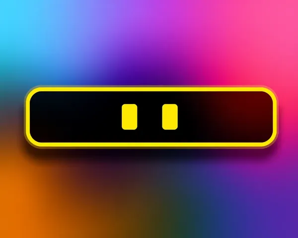 Yellow Pause Button PNG Graphics