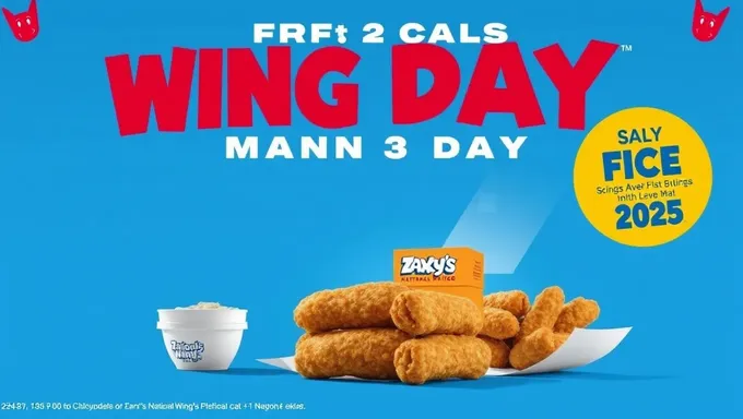 Zaxby's National Wing Day Arrives in 2025