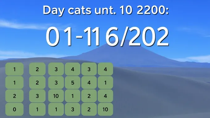 1月16日 2025に準備するためにデイズカルキュレーター