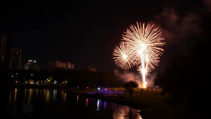 2025(Fireworks) Eisenhower Pāku hanabi shōgeki no kaisai annaibutsu