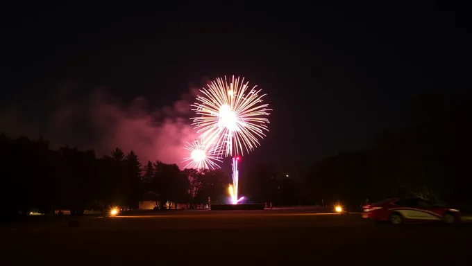 2025(Fireworks) Eisenhower Pāku hanabi shōgeki no kaisai jikan annaibutsu