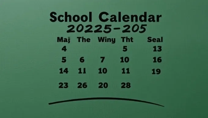 2025-25年の学校カレンダー：重要な休日と休暇