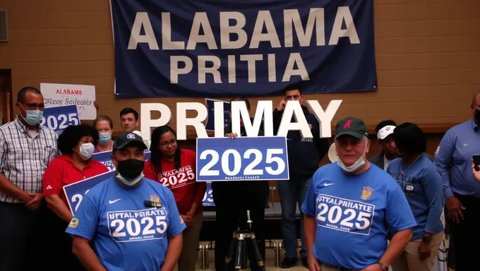 2025 Alabama Primary ha no kōhōsha ga kōhō seikō