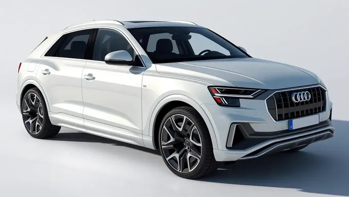 2025 Audi Q8 no naka-gawa to soto-gawa no dezain ga reipu onrain de kaihō