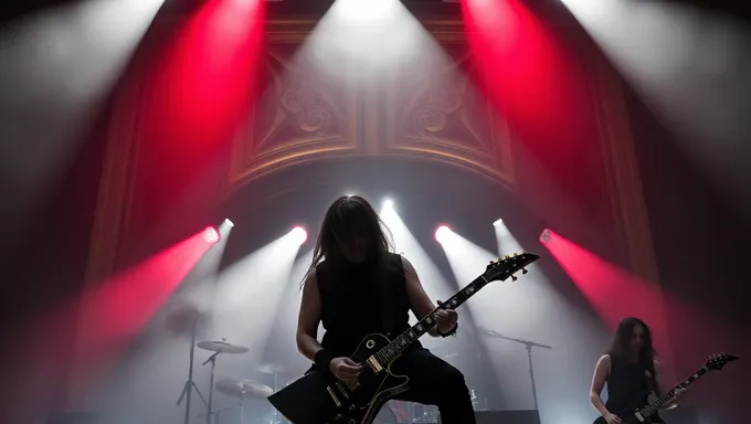 2025 Bad Omens Tour no jūryoku jōhō kaihaku, pyrotechnics de odoru