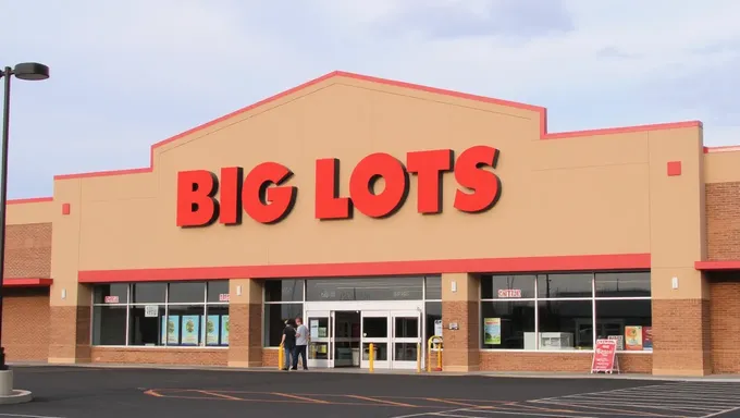 2025 Big Lots no tenkansha chōsenban ga kaimaku