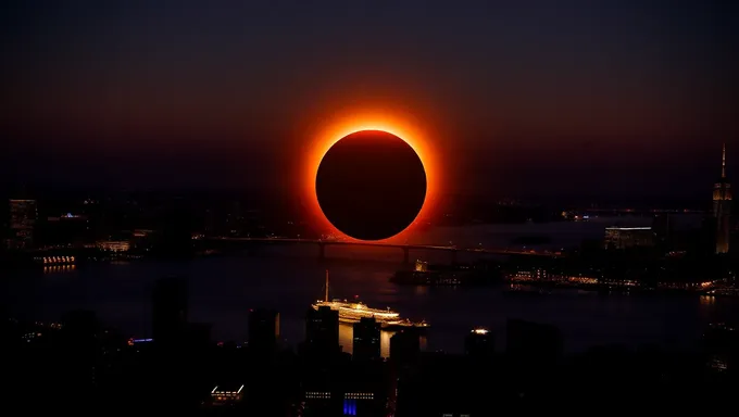 2025 Eclipse NYC no jikan kettei kaikei sarenai