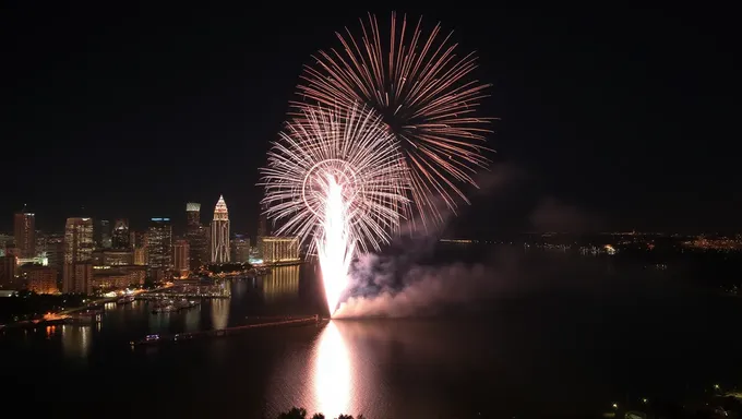 2025 Fireworks City League Display