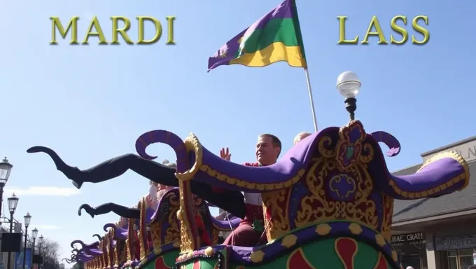 2025 Mardi Gras no parade jikan kettei