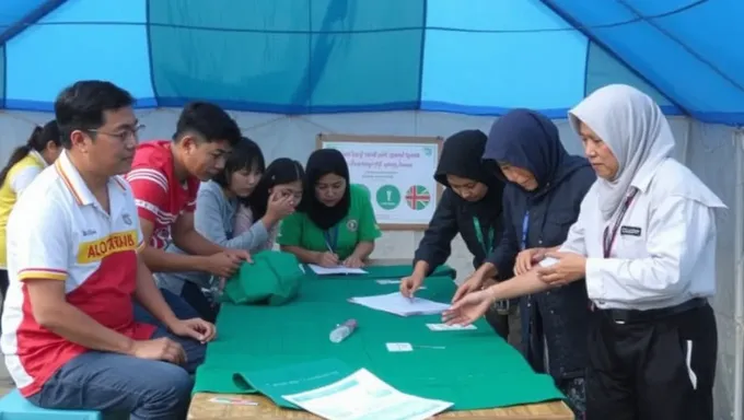 2025 Oplan Balik Eskwela Tarpaulin Installation Team ga Assembled