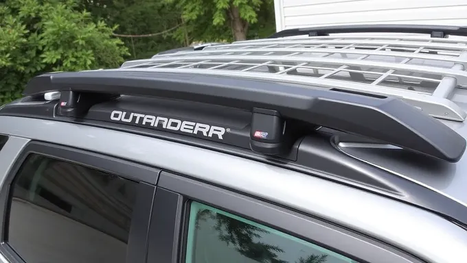 2025 Outlander no Roof Rails o shinchaku