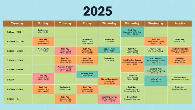 2025 Schedule Tbt: Sekai no Seikō to Seichō no Michi