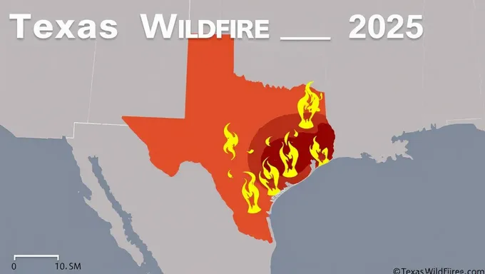 2025 Texas Wildfire Map:,