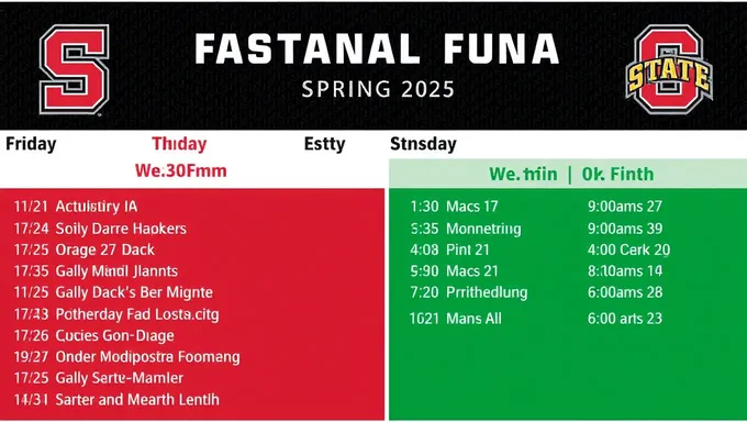 2025Fresno State Spring：2025Fresno State Spring：スプリング2025のスケジュールが確定