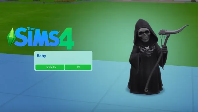 2025Sims4Grim ReaperBabyModReleased