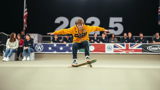 2025SkateboardingGōrudoMedaruShōsha ga sengen