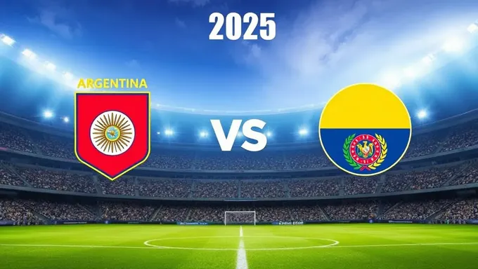 2025nen no Arugentina to Korombia no Shūgō no Jikan Kakutei