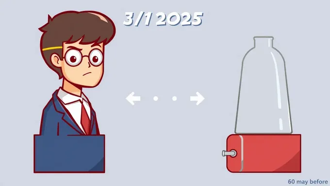 2025ねん3/1の到着まえ60日