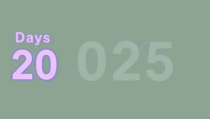 2025ねん9がつ20日までのカウントダウン