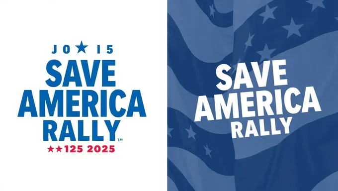 2025ねんのSave America ラリーのスケジュールは、来年です