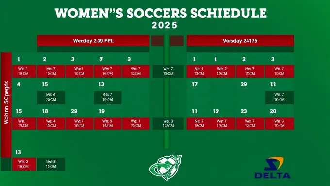 2025ねんデルタカレッジ女子サッカー競技スケジュールリリース