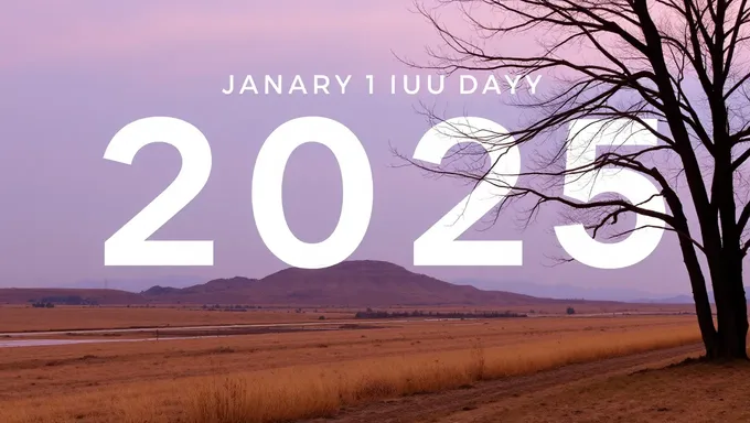 2025年1月1日までの残り時間が明らかになる