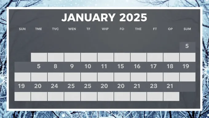 Aメリカの2025ねん1月休日