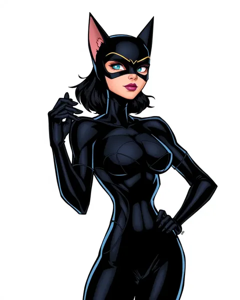 Catwoman Cartoon Images in HD Quality: Kyattooman Kuron Imēji in Ēdi Kwaresutī