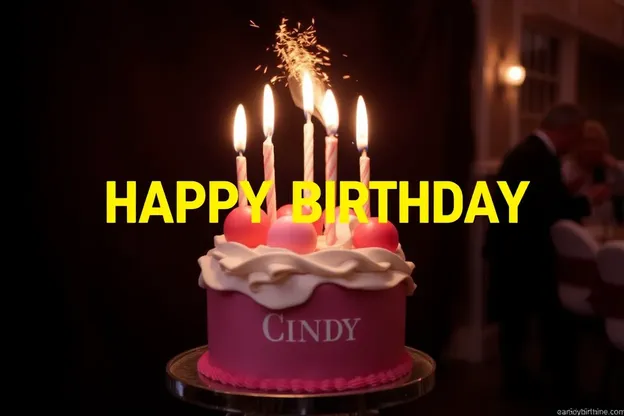 Cindy Birthday Happy Fun Image