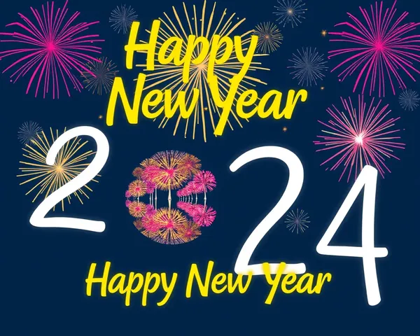 Happy New Year 2024 PNG File Found → 2024年元旦PNGファイル発見