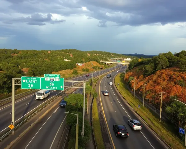 Interstate 26 PNG：Interstate 26高速道路のPNGマップ