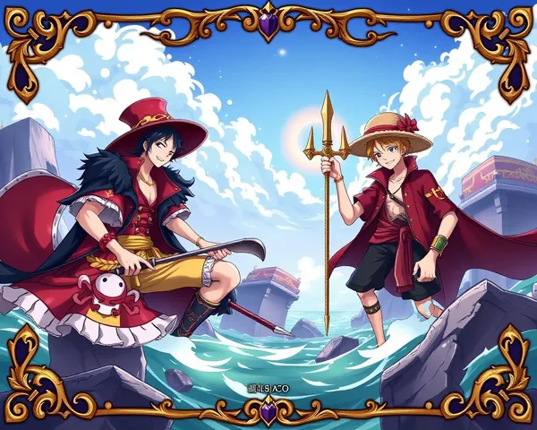 One Piece Card Games PNG Images: Wan pīsu kādo gēmu Png eimējisu