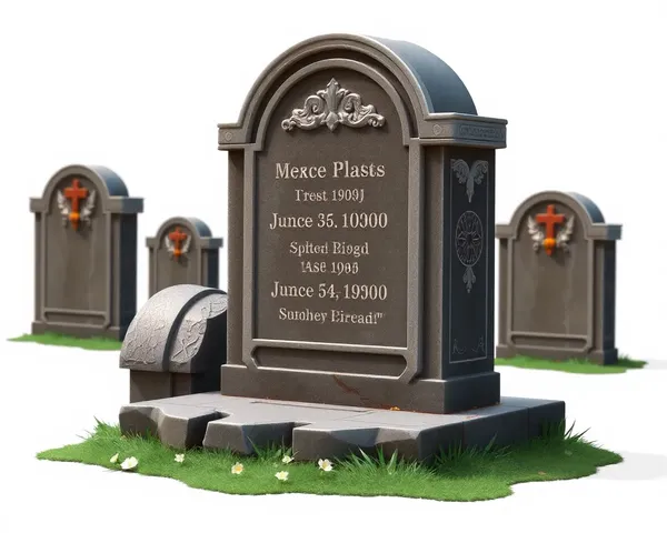 PNG Tombstone Image for Graphic Design