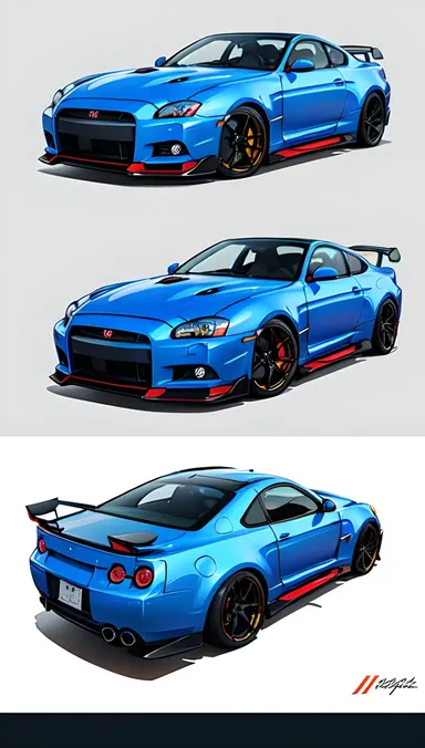 R34 GTR Skyline: Rare and Expensive Car Model - R34 GTR Skyline: Rērando to Kinkyū Kōkoku no Kā Mōdo