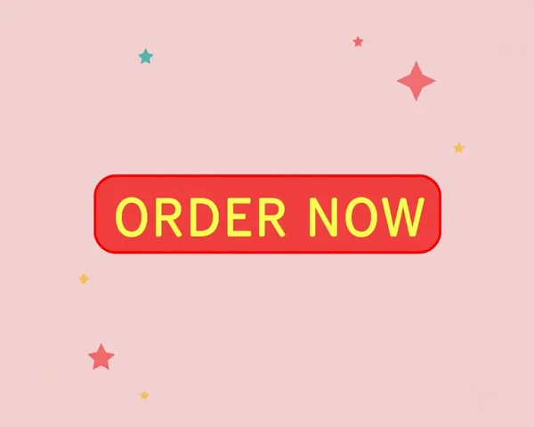 Red Order Now Button PNG