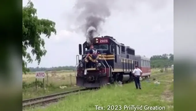 Refugio, TX 7gatsu 3nichi 2025nen densha kurasshu