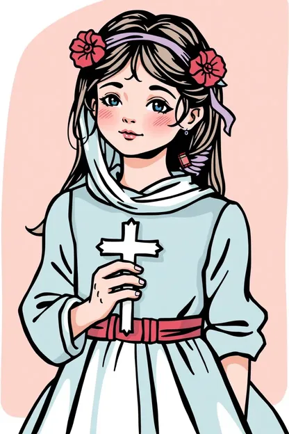 SVG Christian Girl: Unique Artistic Expression - SVG クリスチャン ガール：ユニーク・アートスティック・エクスプレスション