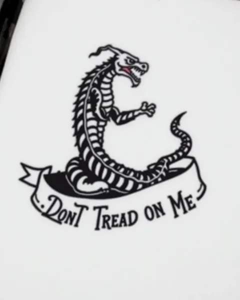 「Don't Tread on Me」タトゥー：自由のシンボル