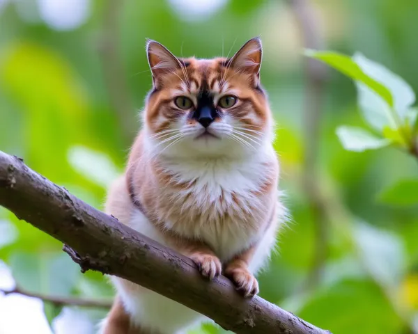 ねこの鳥の写真：美しい絆