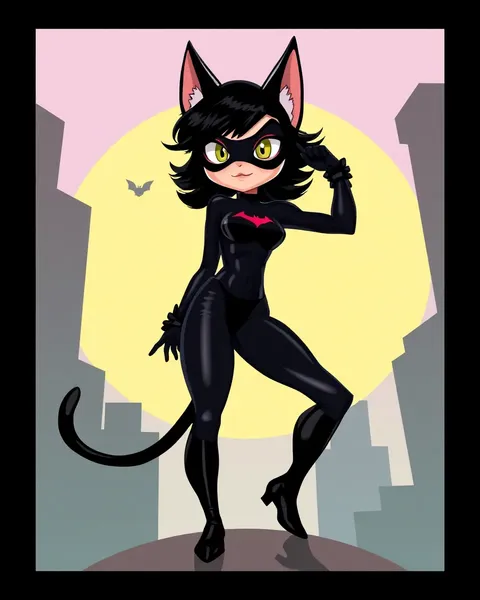 キャットウーマン Cartoon Image: Cartoon Image of Catwoman Revealed