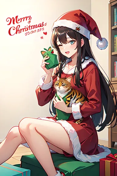 クリスマス動物画像